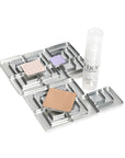 Makeup repair refill products, including a binder and 10 empty square makeup pans