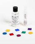 FIXY Large Makeup Repair Binder (4 oz) + Empty Spray Bottle.