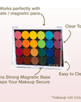 FIXY Medium Empty Magnetic Makeup Palette (4.3" x 5.7").