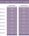 FIXY Small Empty Magnetic Makeup Palette (4" x 4.8").