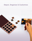 FIXY Small Empty Magnetic Makeup Palette (4" x 4.8").