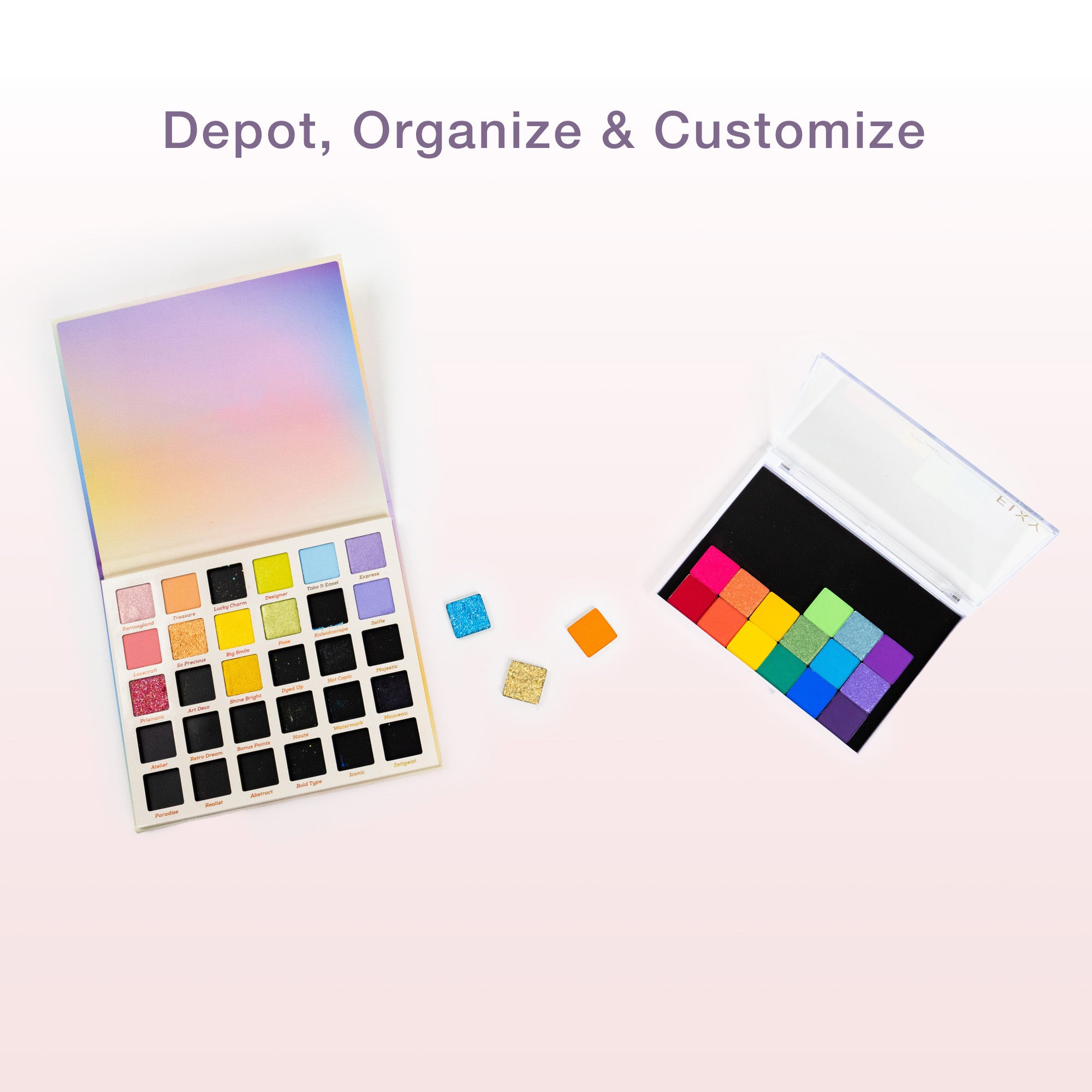 Magnetische Make-up-Palette Leer – Mittelgroß, 11x7.4 Cm, Für Lidschatten & Kosmetik In Metallschalen